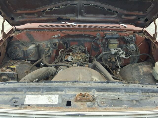 2GCCC14H1D1185017 - 1983 CHEVROLET C10 BROWN photo 7