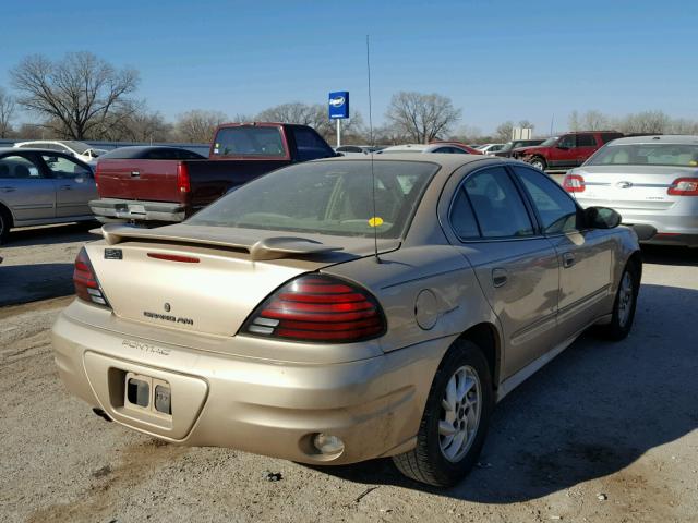 1G2NF52EX3M710048 - 2003 PONTIAC GRAND AM S GOLD photo 4