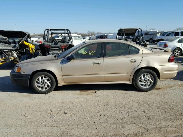 1G2NF52EX3M710048 - 2003 PONTIAC GRAND AM S GOLD photo 9