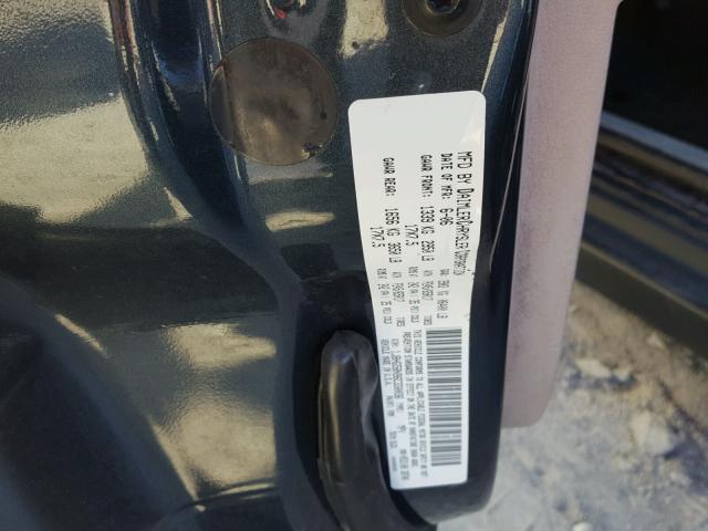 1J8HG58N96C330036 - 2006 JEEP COMMANDER ლურჯი ფოტო 10