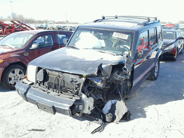 1J8HG58N96C330036 - 2006 JEEP COMMANDER BLUE photo 2