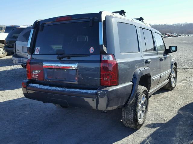 1J8HG58N96C330036 - 2006 JEEP COMMANDER BLUE photo 4