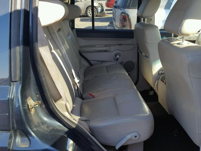 1J8HG58N96C330036 - 2006 JEEP COMMANDER ლურჯი ფოტო 6