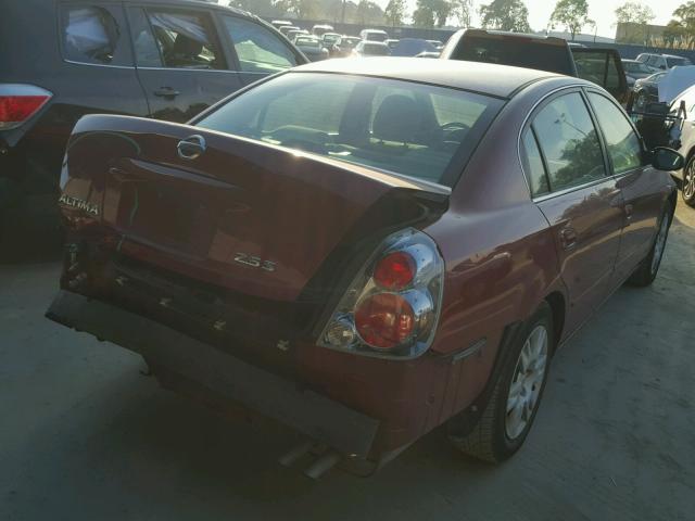 1N4AL11D05C276919 - 2005 NISSAN ALTIMA S RED photo 4