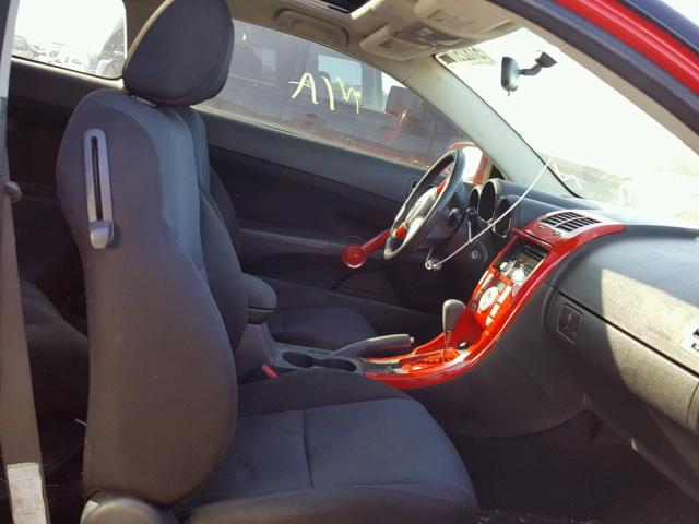 JTKDE177270204782 - 2007 TOYOTA SCION TC RED photo 5