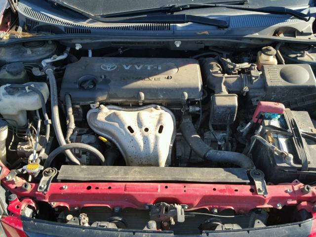 JTKDE177270204782 - 2007 TOYOTA SCION TC RED photo 7