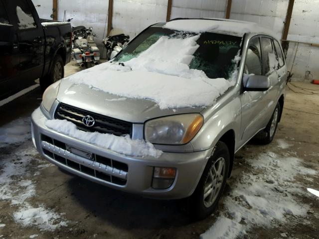 JTEHH20V920133664 - 2002 TOYOTA RAV4 SILVER photo 2