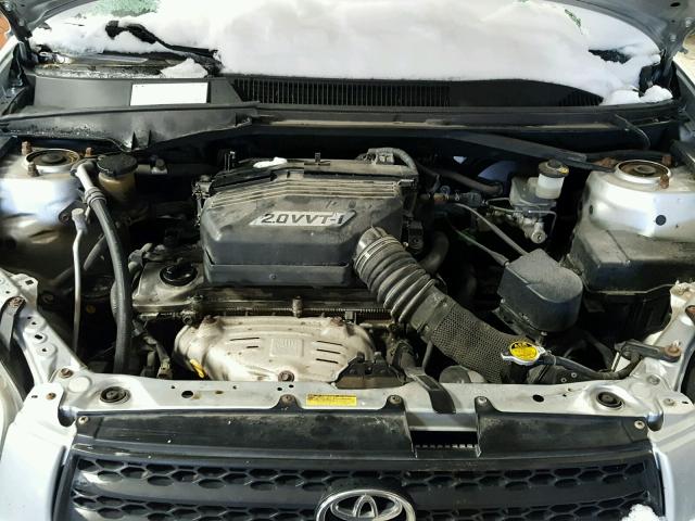 JTEHH20V920133664 - 2002 TOYOTA RAV4 SILVER photo 7