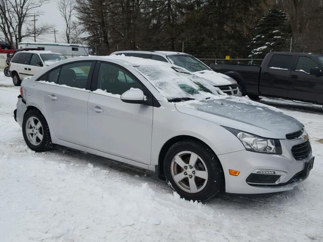 1G1PC5SB8F7225289 - 2015 CHEVROLET CRUZE LT SILVER photo 1