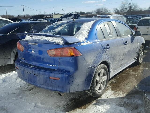 JA3AU26U39U034274 - 2009 MITSUBISHI LANCER ES/ BLUE photo 4