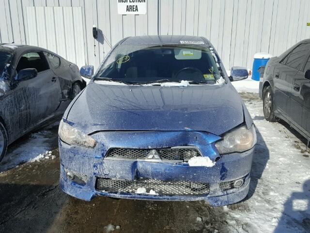 JA3AU26U39U034274 - 2009 MITSUBISHI LANCER ES/ BLUE photo 9