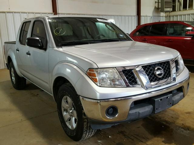 1N6AD0ER8AC437466 - 2010 NISSAN FRONTIER C SILVER photo 1