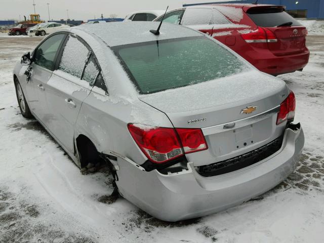 1G1PC5SB0E7452880 - 2014 CHEVROLET CRUZE LT SILVER photo 3