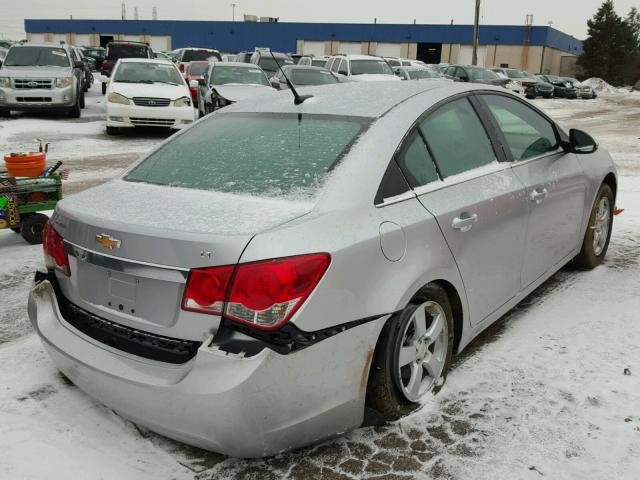 1G1PC5SB0E7452880 - 2014 CHEVROLET CRUZE LT SILVER photo 4