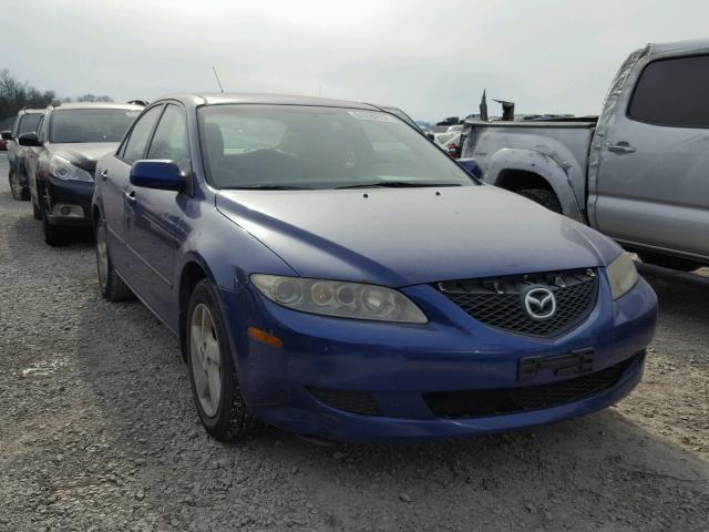 1YVFP80C645N41085 - 2004 MAZDA 6 I BLUE photo 1