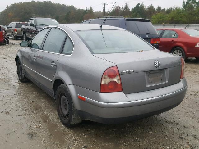 WVWME63B05E061894 - 2005 VOLKSWAGEN PASSAT GL GRAY photo 3