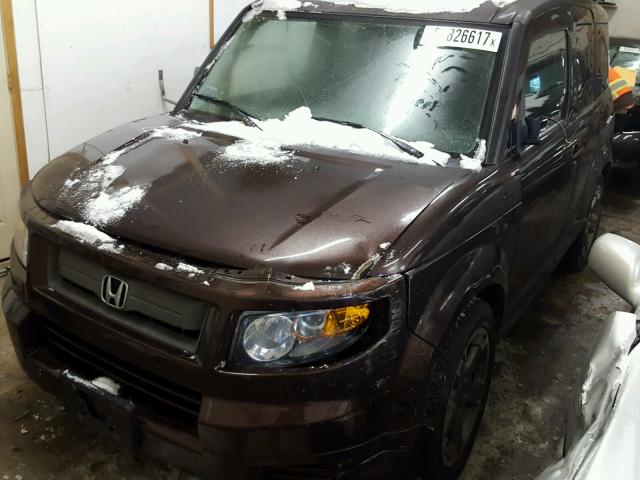 5J6YH17937L014158 - 2007 HONDA ELEMENT SC BROWN photo 2