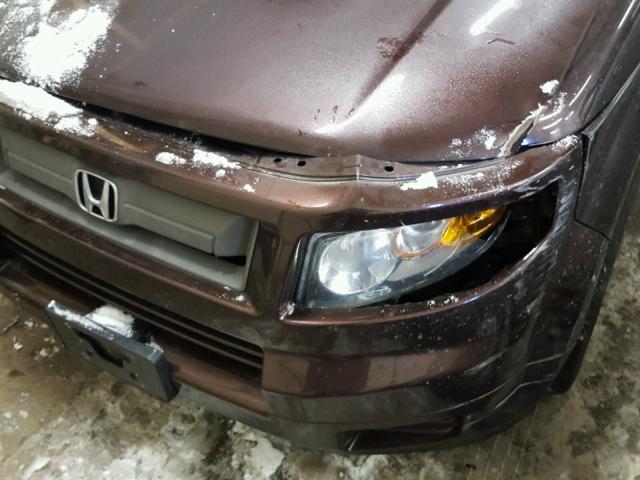 5J6YH17937L014158 - 2007 HONDA ELEMENT SC BROWN photo 9