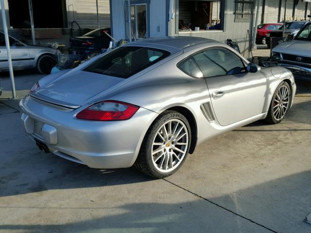 WP0AB29856U783210 - 2006 PORSCHE CAYMAN S GRAY photo 4