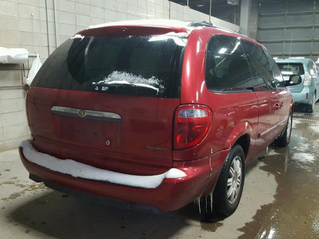 2A4GP54L06R923289 - 2006 CHRYSLER TOWN & COU RED photo 4