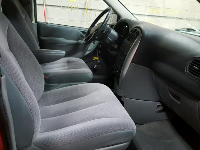 2A4GP54L06R923289 - 2006 CHRYSLER TOWN & COU RED photo 5