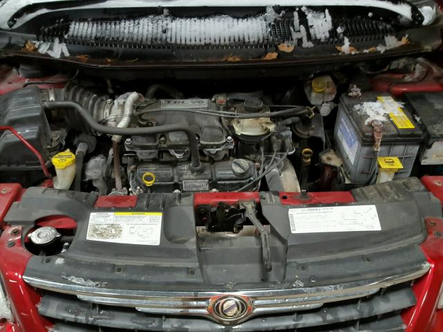 2A4GP54L06R923289 - 2006 CHRYSLER TOWN & COU RED photo 7