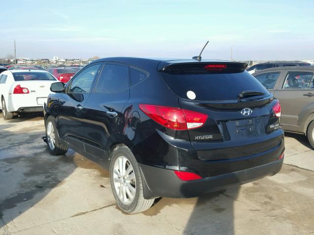 KM8JU3AC5DU744576 - 2013 HYUNDAI TUCSON GLS BLACK photo 3