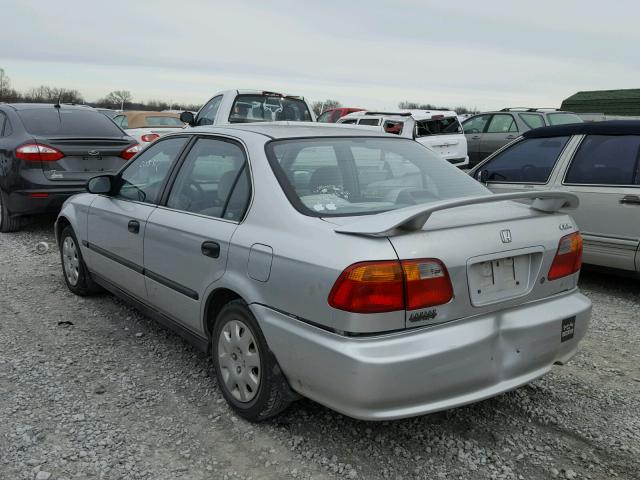 2HGEJ6670XH561235 - 1999 HONDA CIVIC LX SILVER photo 3