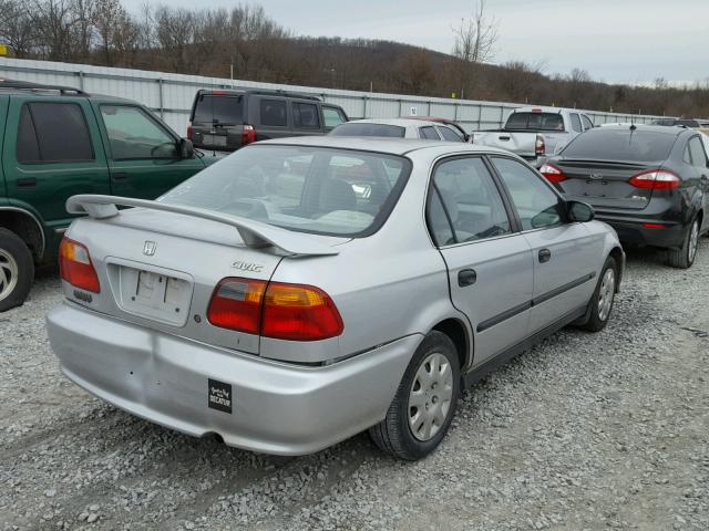 2HGEJ6670XH561235 - 1999 HONDA CIVIC LX SILVER photo 4