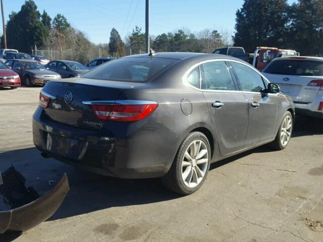 1G4PP5SK2C4209707 - 2012 BUICK VERANO GRAY photo 4