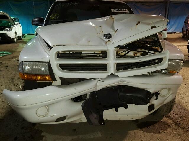 1D4HS38N23F562842 - 2003 DODGE DURANGO SP WHITE photo 9