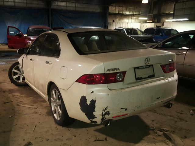 JH4CL96984C036939 - 2004 ACURA TSX WHITE photo 3