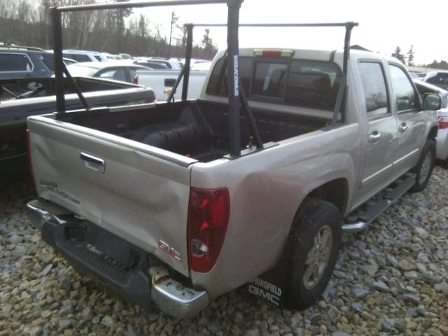 1GTDT13E698120826 - 2009 GMC CANYON SILVER photo 4