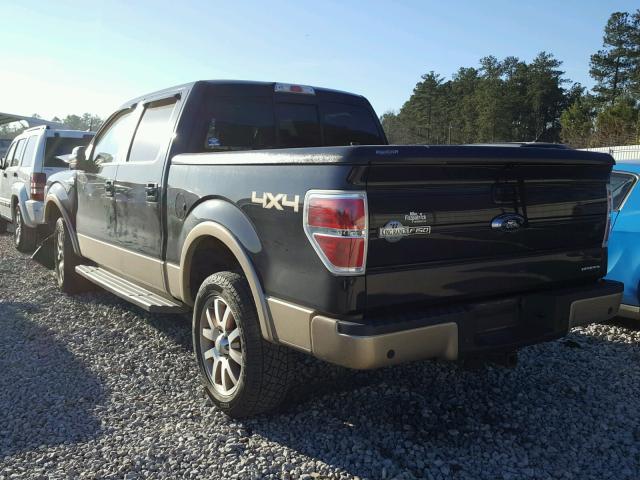 1FTFW1EF8DKF98831 - 2013 FORD F150 SUPER BLACK photo 3