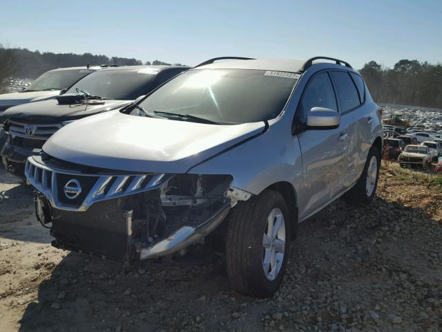 JN8AZ18WX9W201315 - 2009 NISSAN MURANO S SILVER photo 2