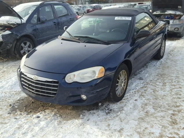 1C3EL55R25N619246 - 2005 CHRYSLER SEBRING TO BLUE photo 2