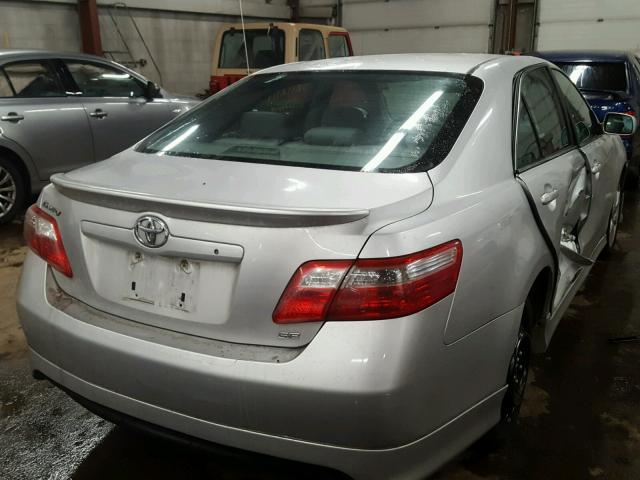 4T1BE46K98U730113 - 2008 TOYOTA CAMRY CE SILVER photo 4