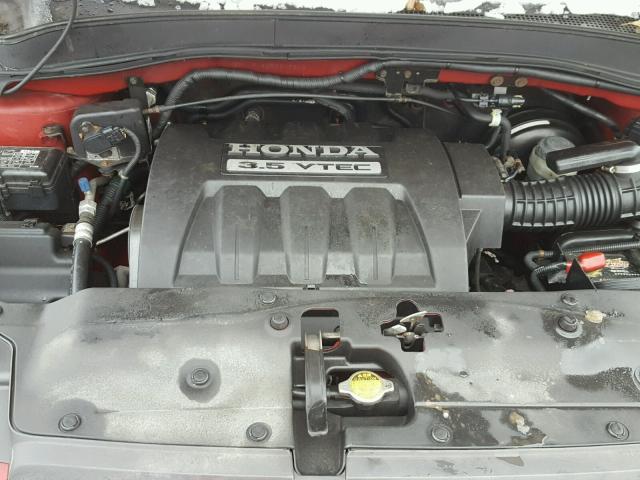 5FNYF18455B058421 - 2005 HONDA PILOT EX MAROON photo 7