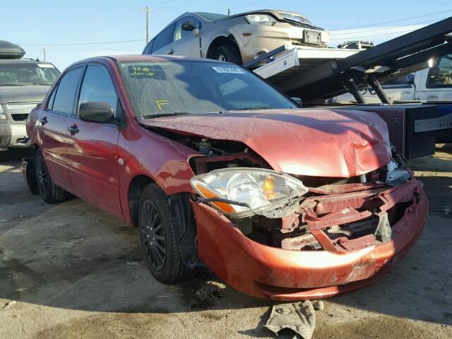 JA3AJ26E16U070669 - 2006 MITSUBISHI LANCER ES RED photo 1