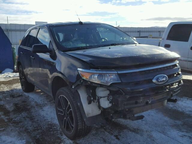 2FMDK4JC2EBB24428 - 2014 FORD EDGE SEL BLACK photo 1