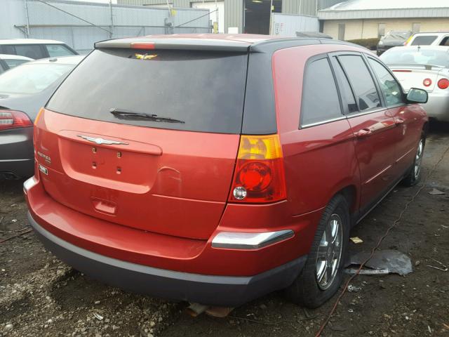 2C4GM68415R657965 - 2005 CHRYSLER PACIFICA T RED photo 4