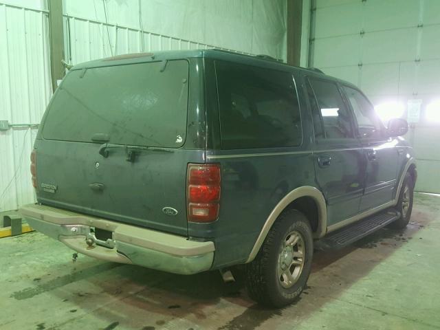 1FMRU17L3XLB68799 - 1999 FORD EXPEDITION BLUE photo 4