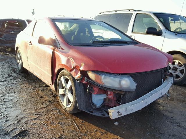 2HGFG12877H523652 - 2007 HONDA CIVIC EX RED photo 1