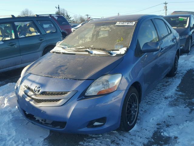 JTDBT923784037191 - 2008 TOYOTA YARIS BLUE photo 2