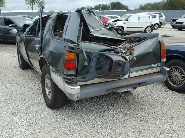 4S2CG58Z5N4350303 - 1992 ISUZU RODEO S GREEN photo 3