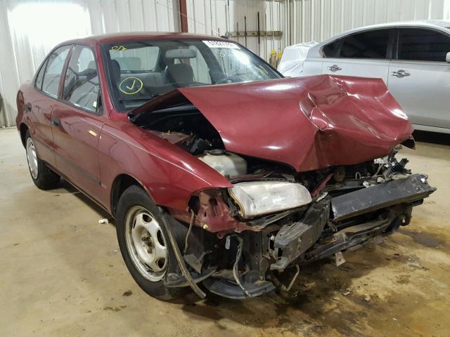 1Y1SK5266VZ438375 - 1997 GEO PRIZM BASE BURGUNDY photo 1