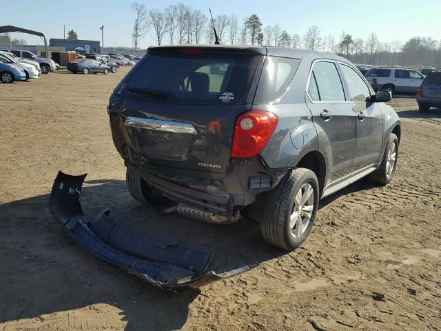 2GNALBEK9C1298176 - 2012 CHEVROLET EQUINOX LS GRAY photo 4