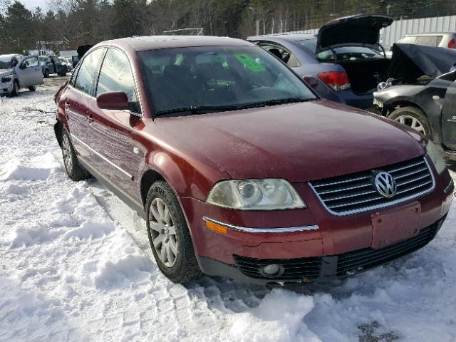 WVWPD63B73P244050 - 2003 VOLKSWAGEN PASSAT GLS MAROON photo 1