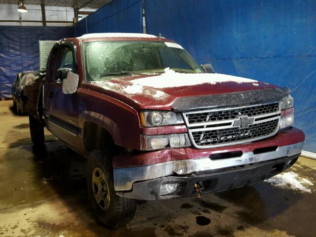 2GCEK19N961195470 - 2006 CHEVROLET SILVERADO MAROON photo 1