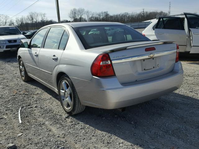 1G1ZU53806F219209 - 2006 CHEVROLET MALIBU LTZ SILVER photo 3